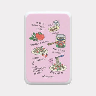 Favorite Tomato Pasta MagSafe 5000mAh Power Bank iPhone Wireless Charging