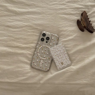 Joyful Goose MagSafe Clear Card Wallet Pocket Case