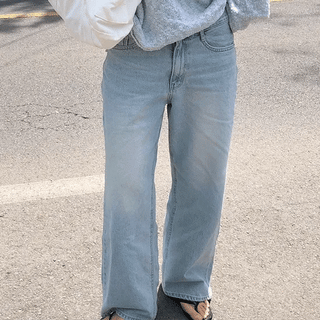 DCurve LowWaist Light Blue Wide Denim