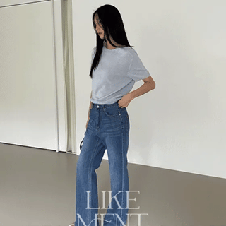 Metaphor Summer Dark Blue Bootcut Denim
