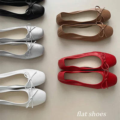 Dellin Ribbon Flat Shoes