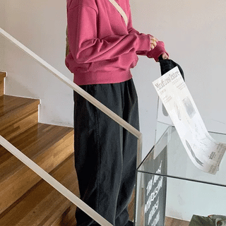 Hisun Pigment Banding Wide Pants  - Pigment Ver.