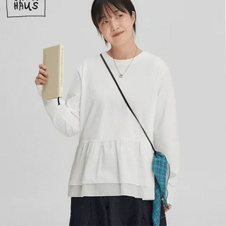 Limude Frill Layered Long Sleeve Tee