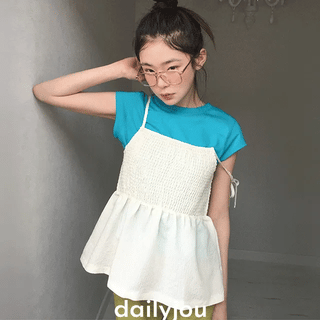 Sailly Stripe Smoke Sleeveless Blouse