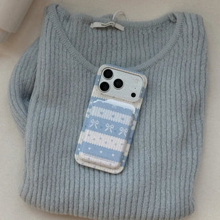 Ribbon Knit MagSafe Hard Phone Case for iPhone 17 Pro