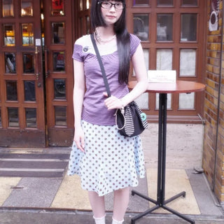 Mint Chocolate Flare Skirt