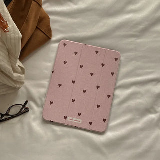 Sweet Knit Love iPad Pro Air 13 11 Clear Separable Cover Case