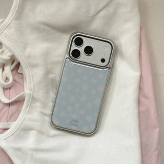 cozy flower iPhone 18 Pro Galaxy MagSafe Silver Bumper Case