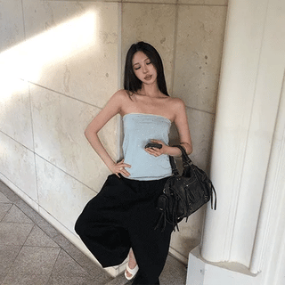STRING WASHING TUBE TOP