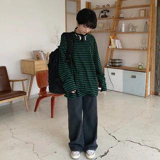 [UNISEX] Daily Striped T-shirt