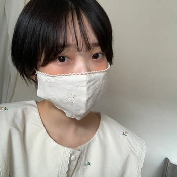 Lace cotton mask