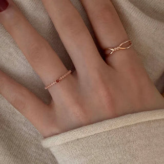Ribbon Knot Ring (2 colors)