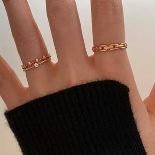 Chain Layered Ring (2 colors)