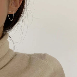 Stick Chain Drop Earrings (2 colors)