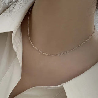 Asymmetrical Chain Choker Necklace (2 colors)