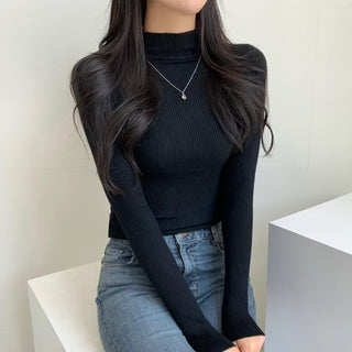 Like Soft & Stretchy Mock Neck Turtleneck Knit