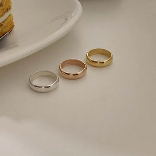 5mm Balloon Ring (Dimed / Silver, Rose Gold, Gold)