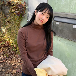 Lolly brushed turtleneck