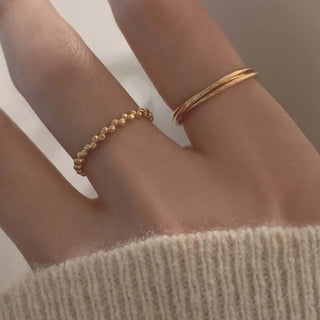 Fruit Layered Ring (Silver, Rose Gold, Gold)