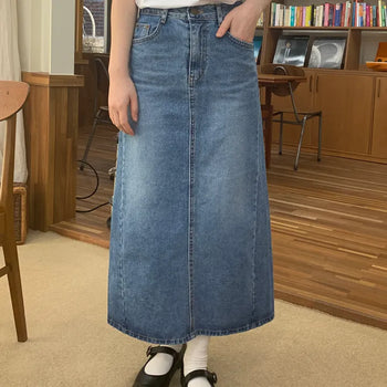 Elle denim skirt