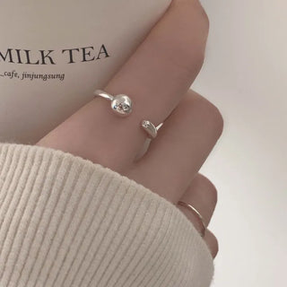 Bold Open Ball Ring