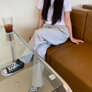 pin tuck wide training long pants