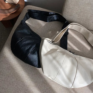 Soft Half Moon Sling Bag   Half Moon Crossbody Bag Sling Bag Croissant Bag College Student Bag
