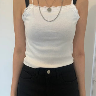 Square Lace Sleeveless (2 colors)