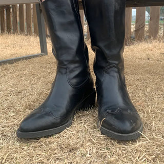 Mid-heel Western Boots (4 colors)