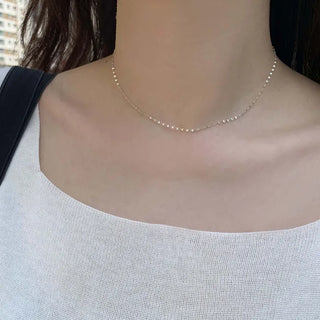 Delicate Chain Choker Necklace (2 colors)