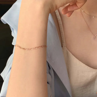 Asymmetrical Chain Bracelet (Silver, Rose Gold, Gold)