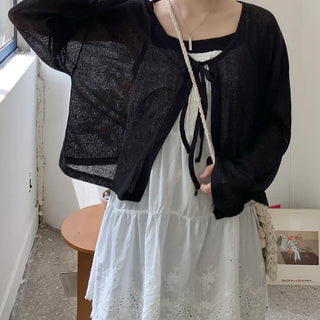Ray ribbon cardigan