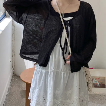 Ray ribbon cardigan