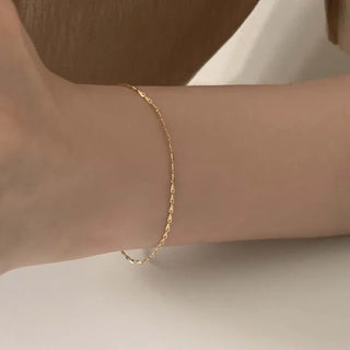 Silky Tight Chain Layered Bracelet (Silver, Rose Gold, Gold)