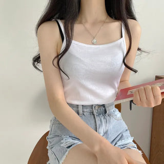 Layering Must-Have! Basic Plain Strappy Top