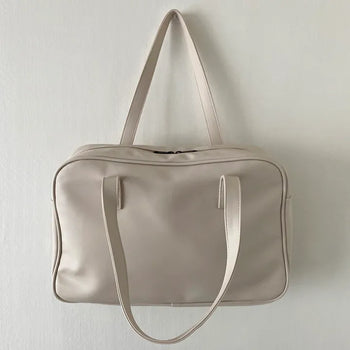 Casual Pocket Big Bag   Laptop Bag Daily Bag College Student Bag Square Travel Shoulder Bag