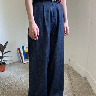 Summer loose denim pants