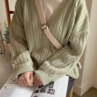 Dachi cable knit cardigan