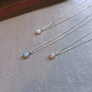point opal necklace