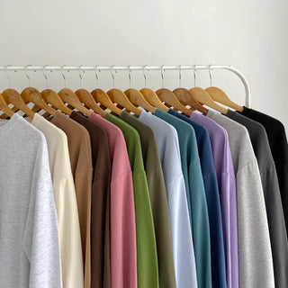 Oversized Round Plain Sweatshirt You'll Want to Snuggle Into