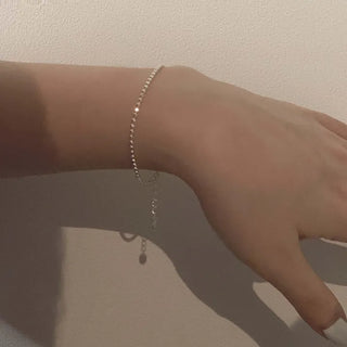 Cut Ball Chain Bracelet (Silver, Rose Gold, Gold)