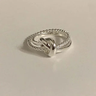 Cross Knot Two-Ring Ring