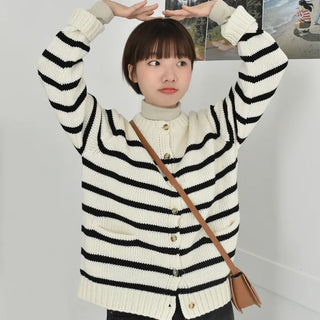 Andy striped cardigan