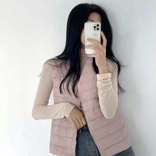 Available in two versions! Fits perfectly under outerwear, Ultra-lightweight Padded Vest