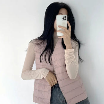 Available in two versions! Fits perfectly under outerwear, Ultra-lightweight Padded Vest