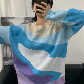 Purple Wave Knit