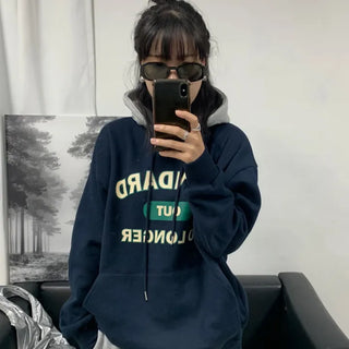 Base Color Block Hoodie