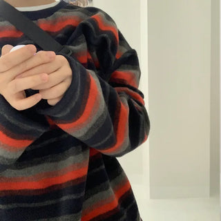 [UNISEX] Angora Striped Knit