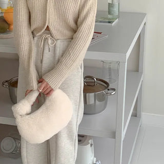 Curly Circle Tote Bag