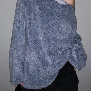 Neck Zipper Turtleneck Knit
